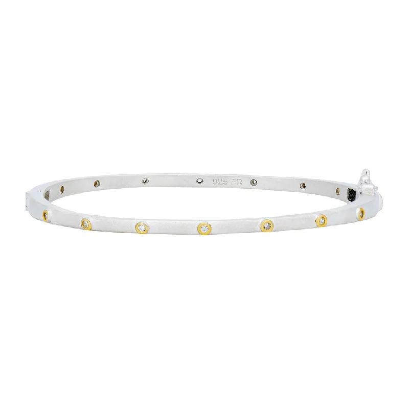 Freida Rothman Signature Thin Bezel Stacking Bangle