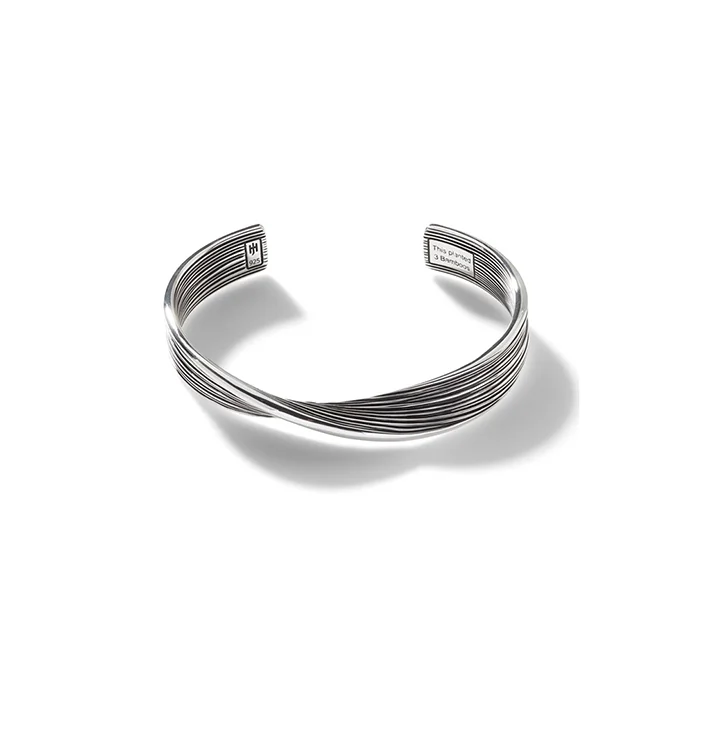 John Hardy Bamboo Sterling Silver Cuff, 9.5mm